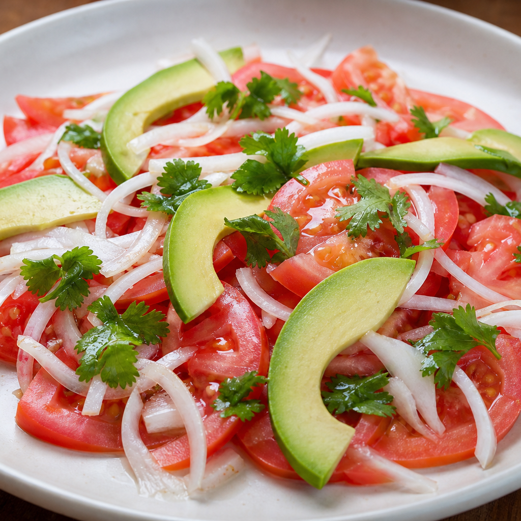 Chilean Tomato and Avocado Salad
