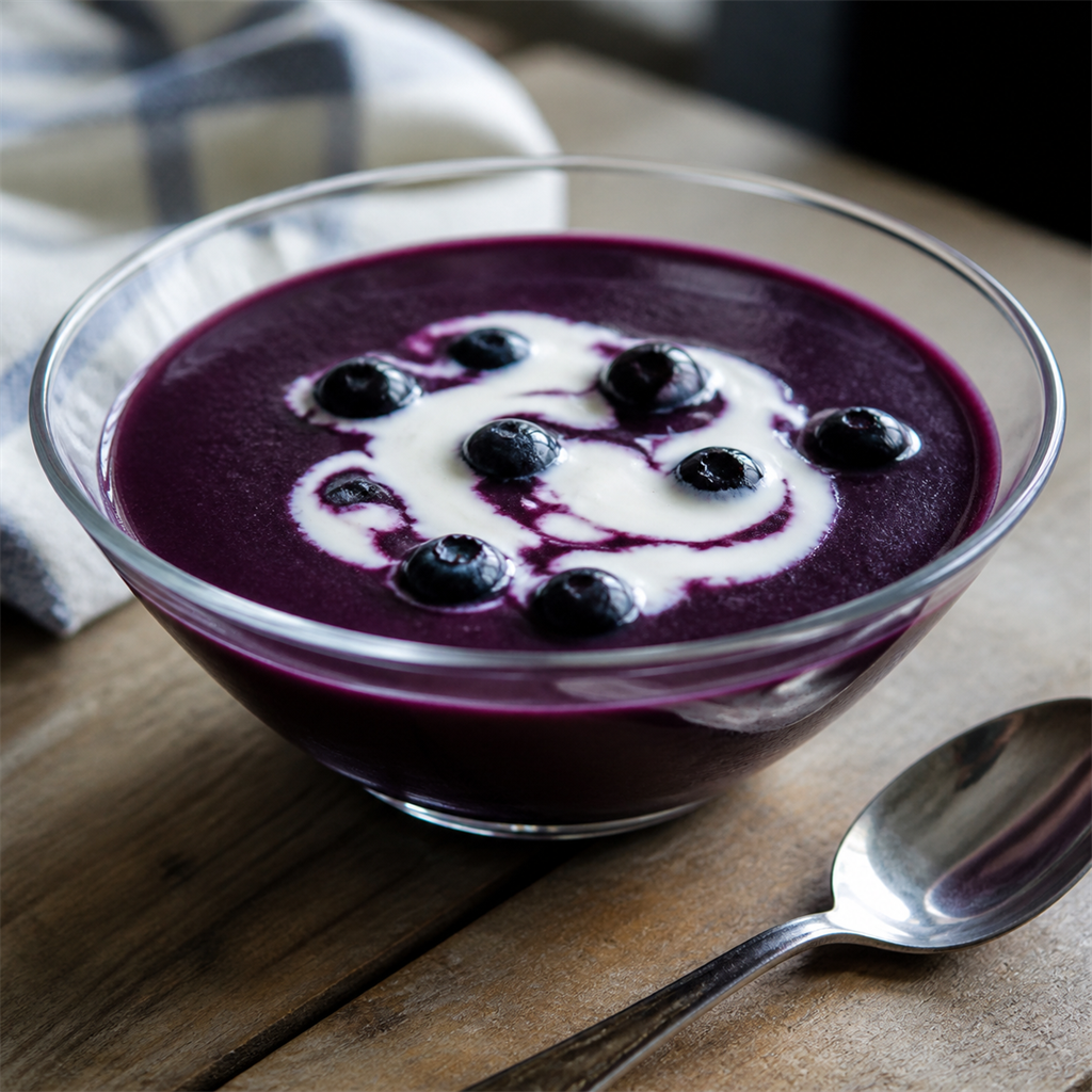Swedish Blueberry Soup