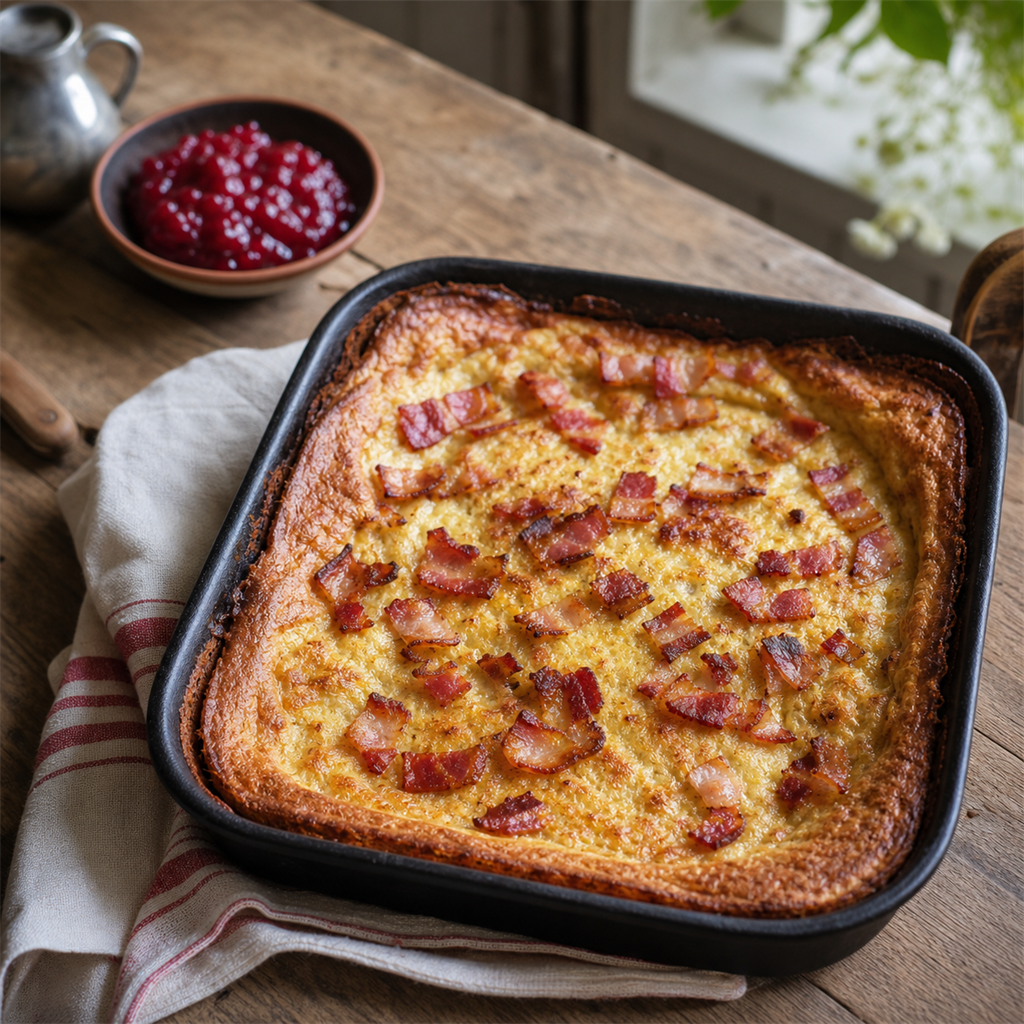 Swedish fläskpannkaka