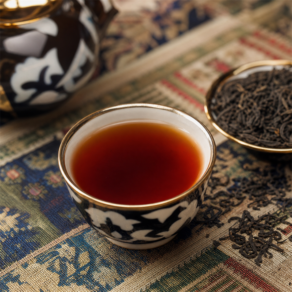 Uzbek Black Tea with Lemon