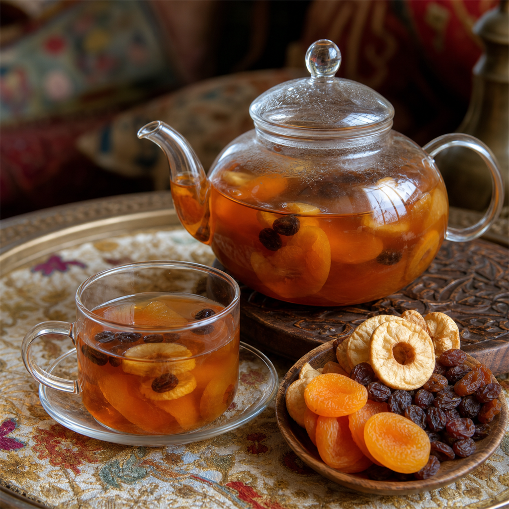 Uzbek-Inspired Dried Fruit Tea